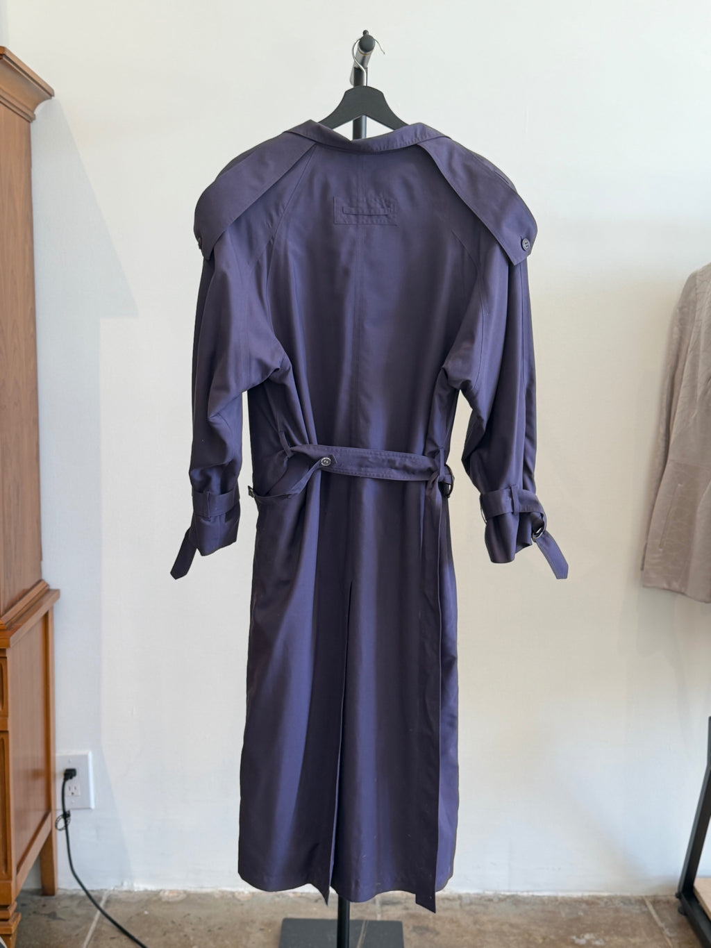 Etienne Aigner Purple Trench
