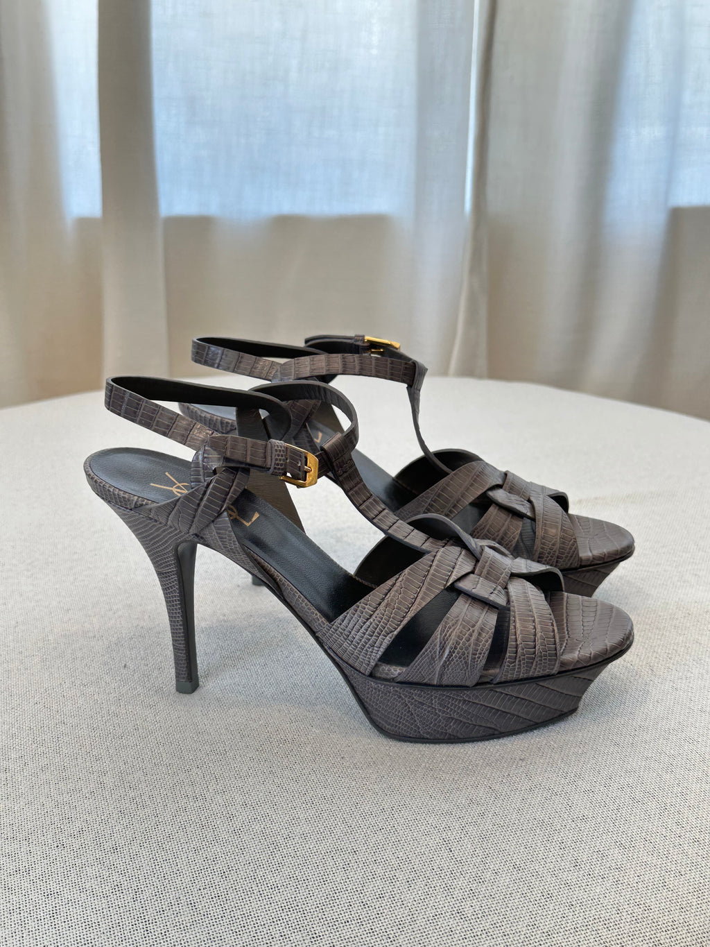 Saint Laurent Gray Shoes