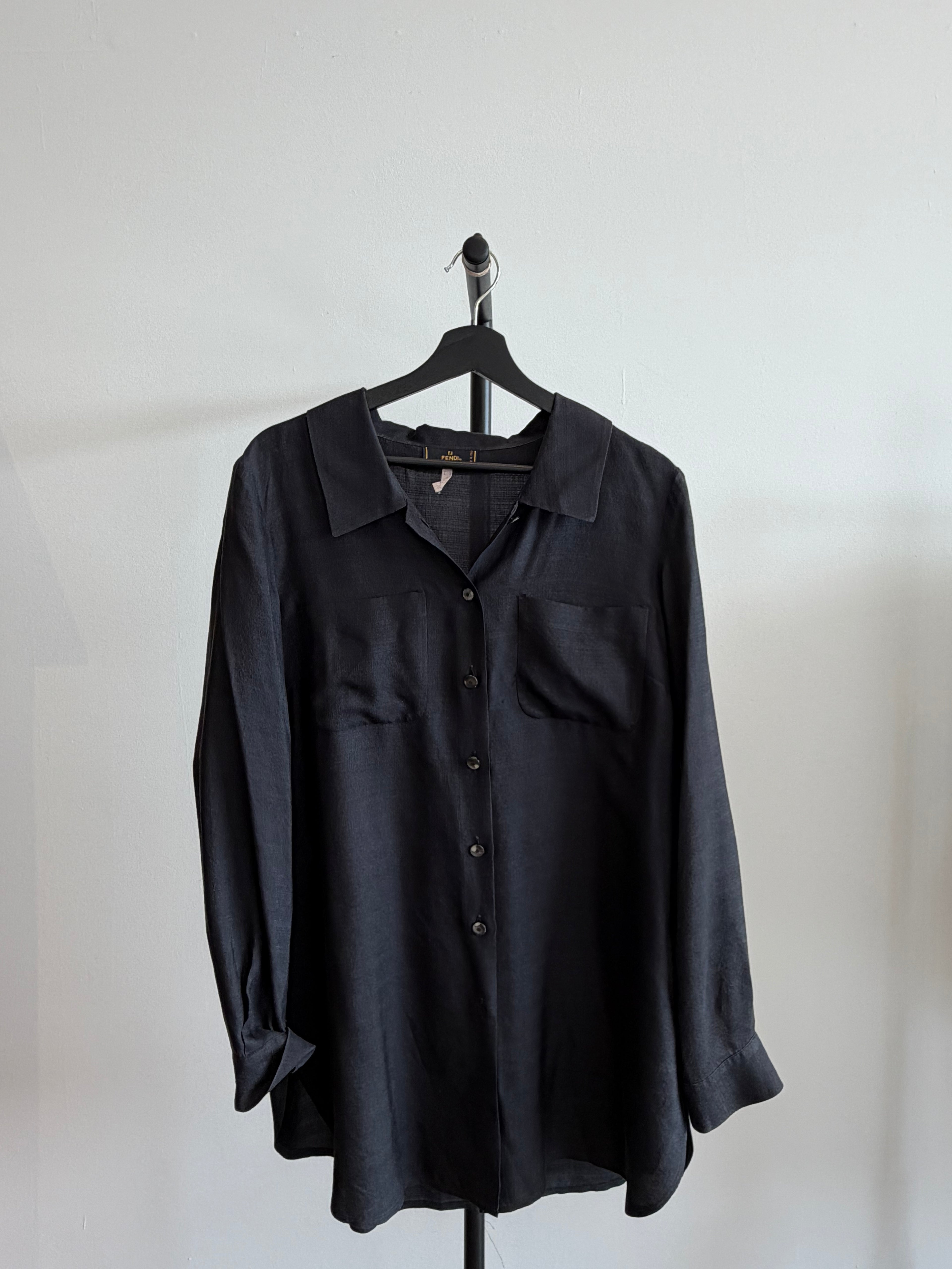Fendi Black Blouse