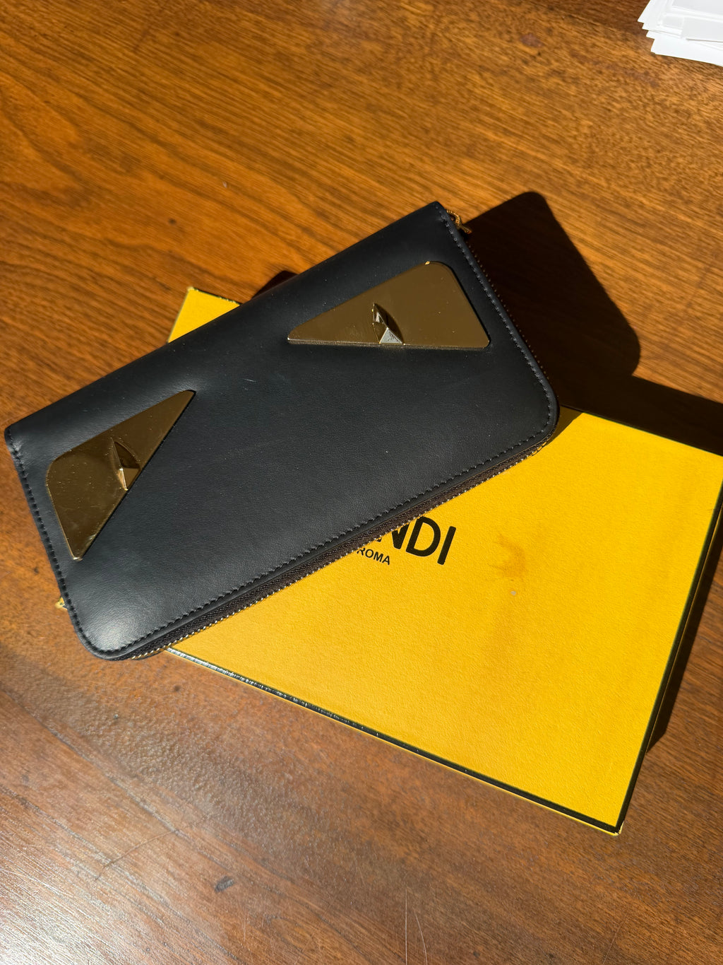 Fendi Black Wallet