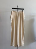 Emanuel Ungaro Ivory Silk Pants