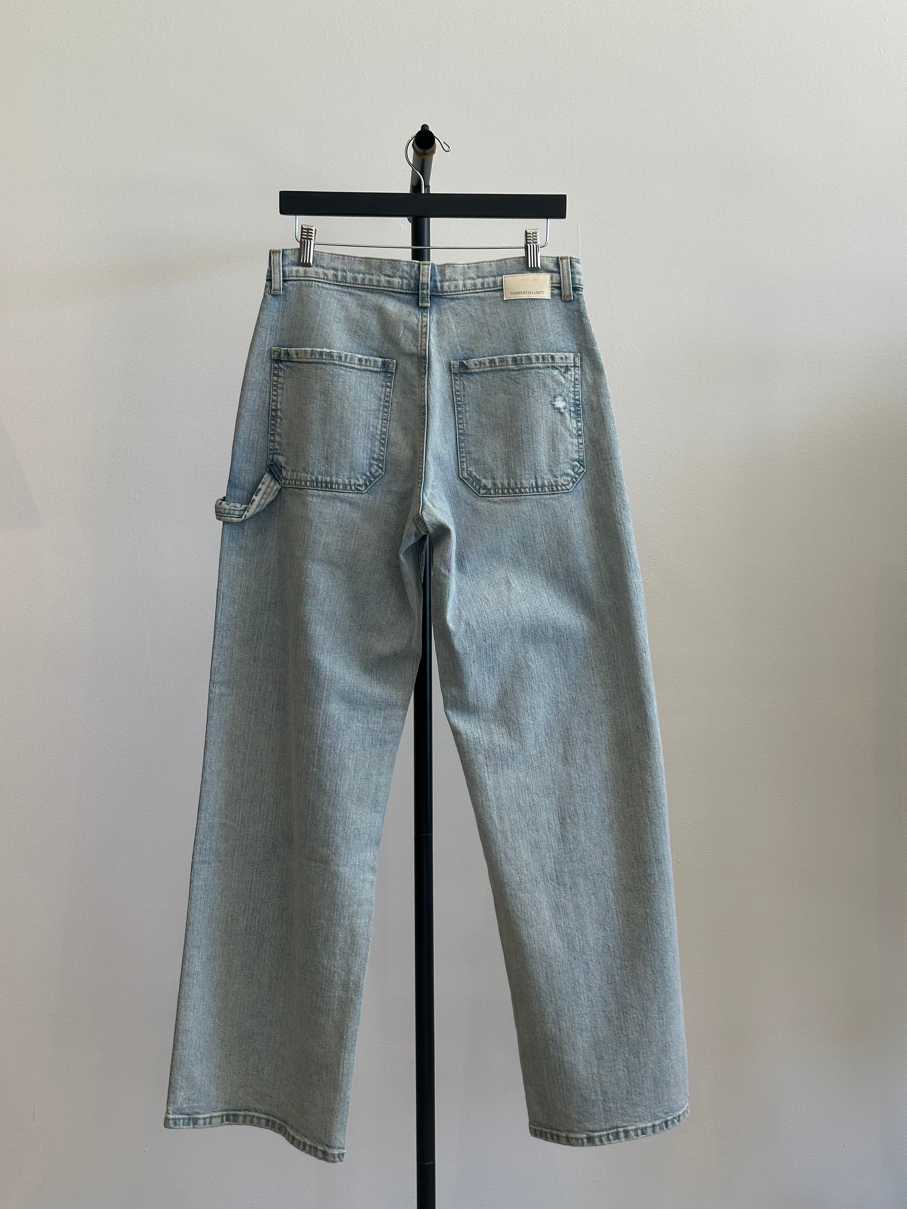 Current Elliot, Light Wash Painter Style Jeans, Sz 29