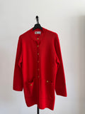Busnel Red Cardigan with Buttons