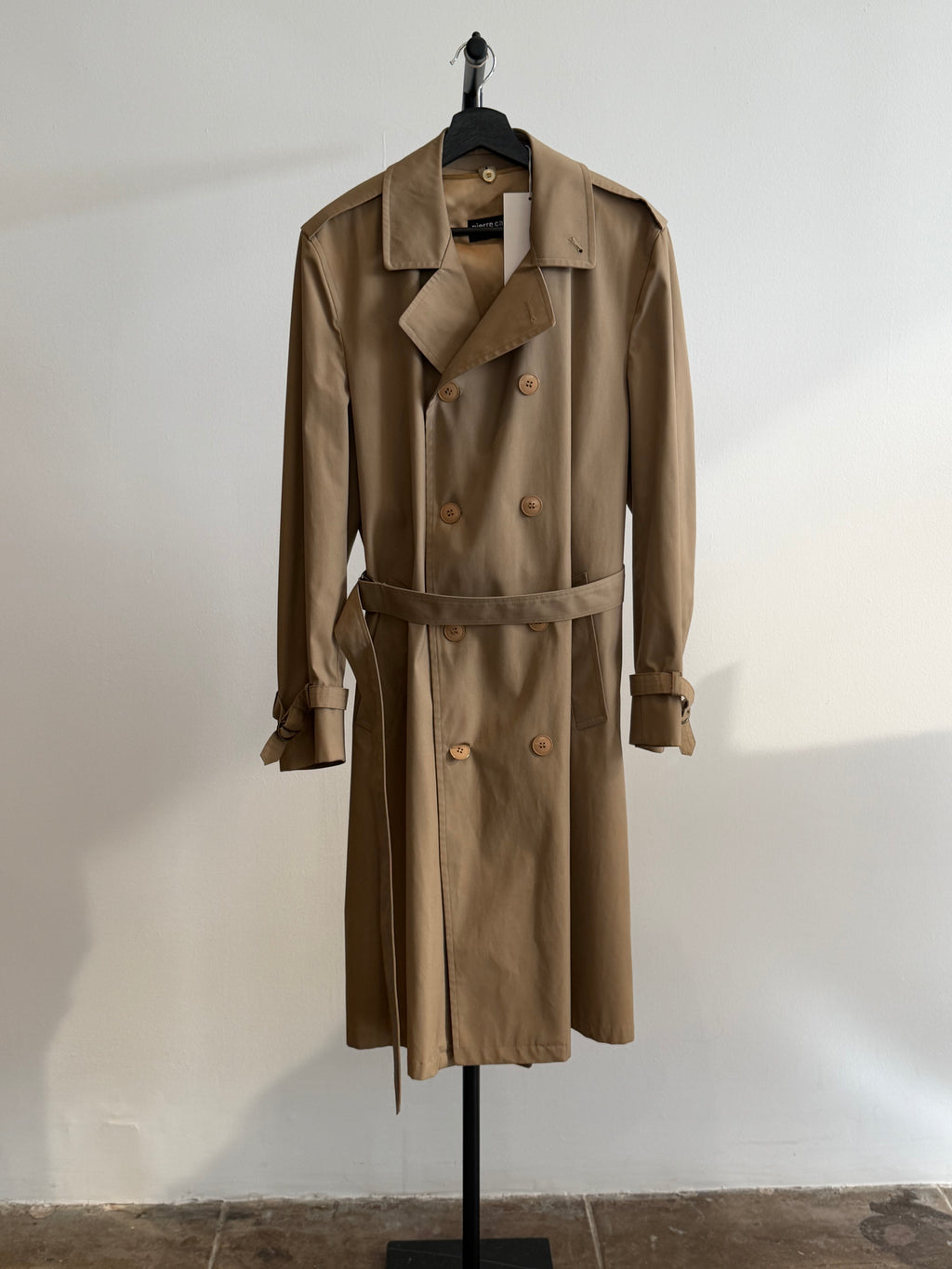Pierre Cardin Trench, Pointed Collar with Belt