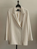 R+A White Blazer