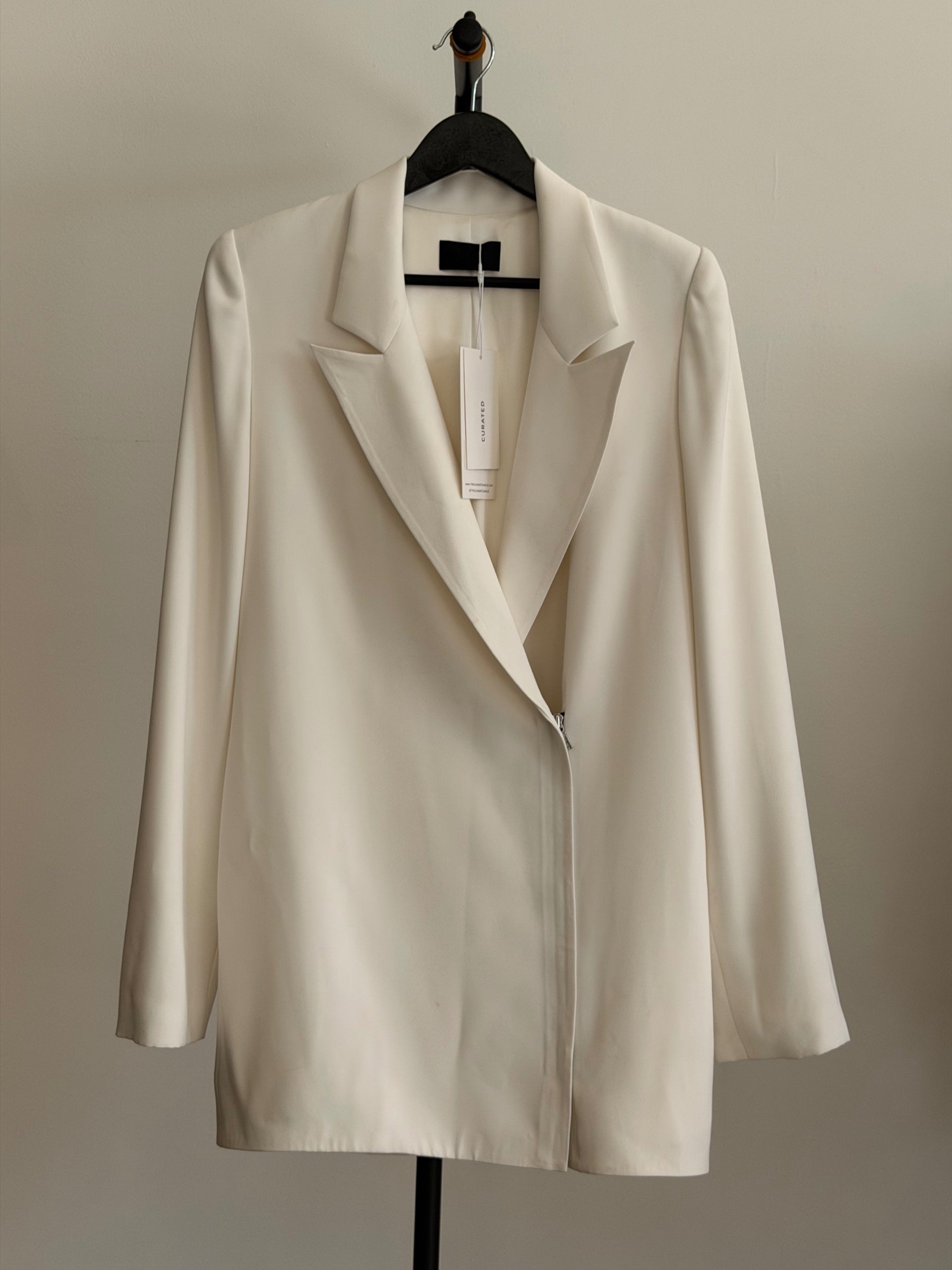 R+A White Blazer