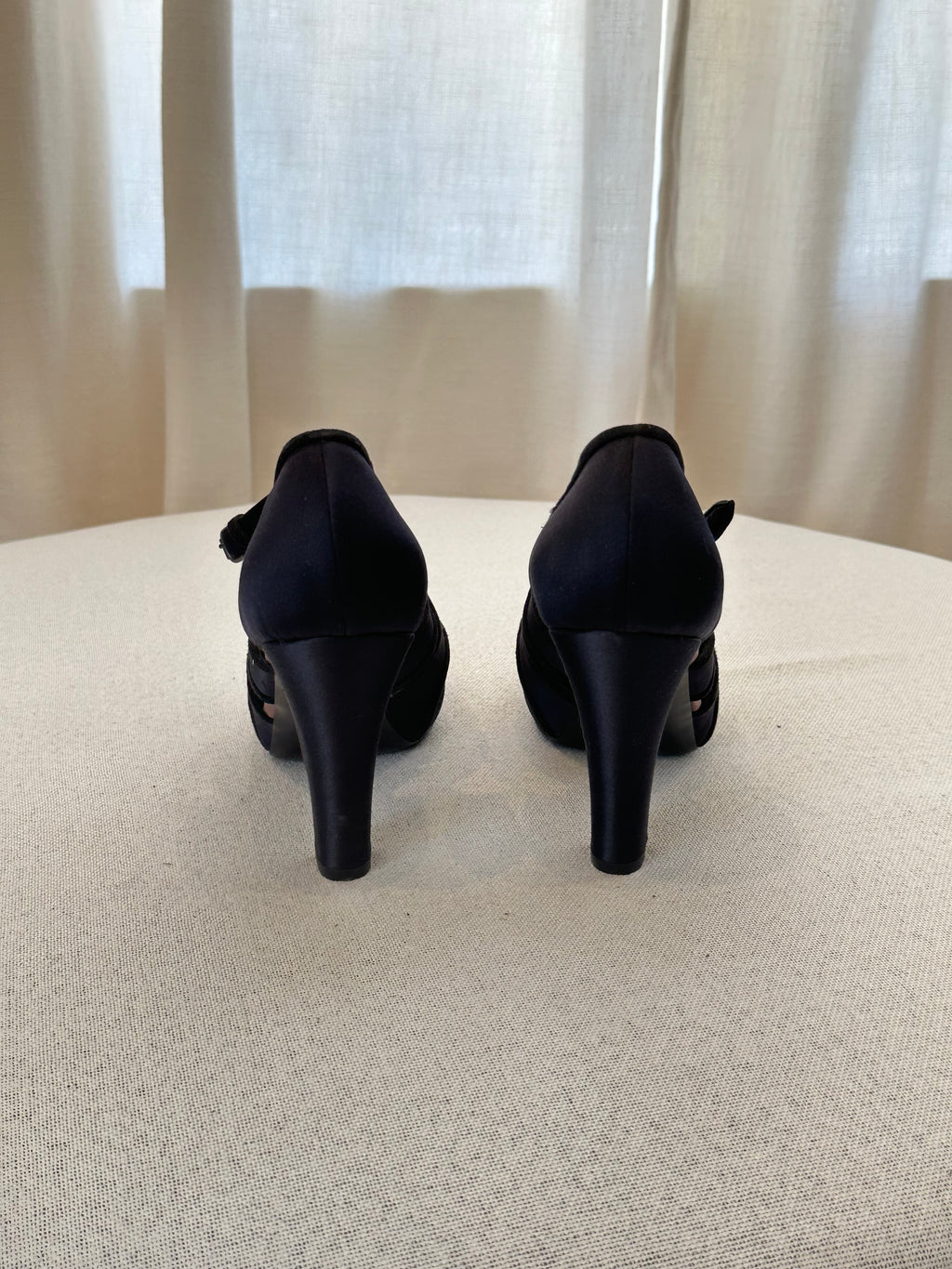 Bottega Veneta Satin D’Orsay Pumps