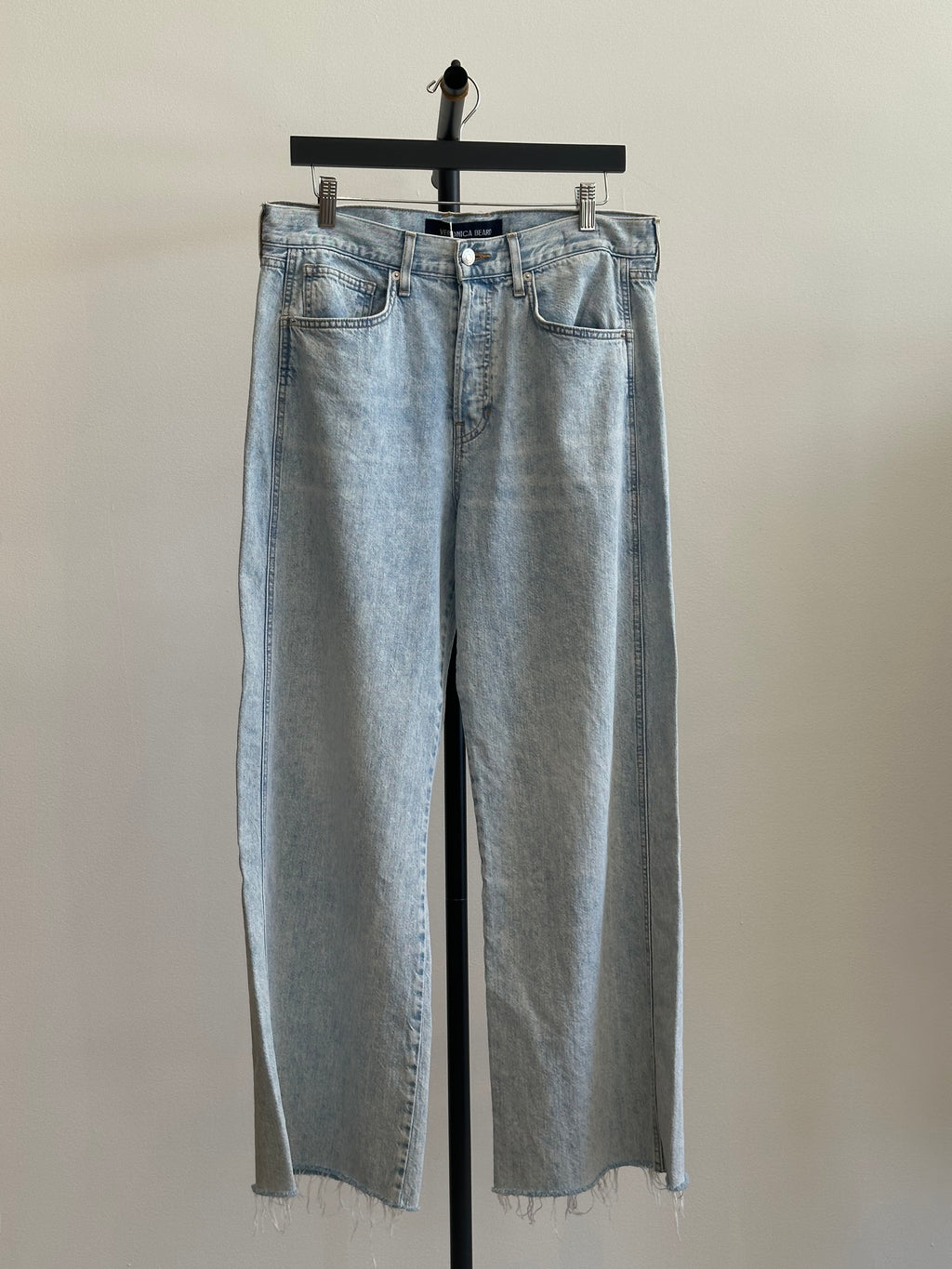 Veronica Beard Light Wash Wide Leg Jeans
