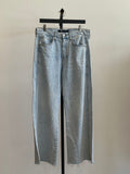 Veronica Beard Light Wash Wide Leg Jeans