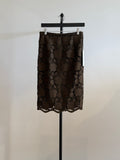 Nº 21 Skirt Brown Lace