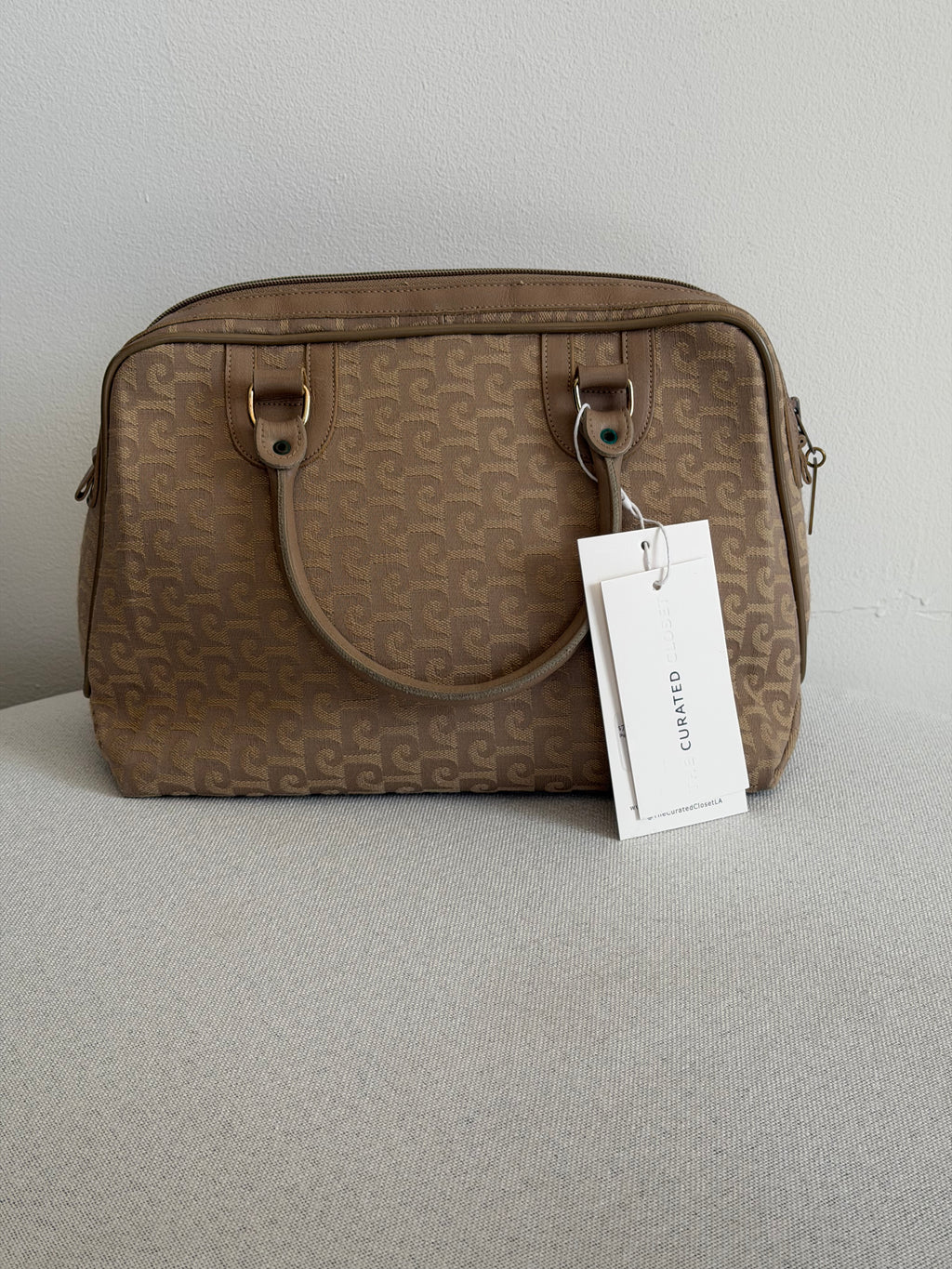 Pierre Cardin Light Brown Top Handle Handbag