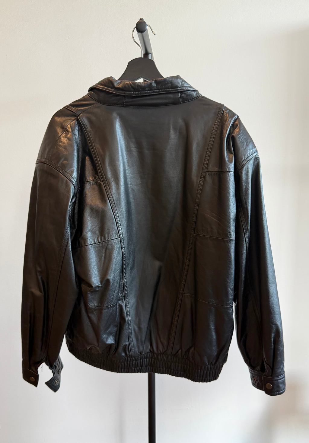 Valentino Oversized Leather Bomber