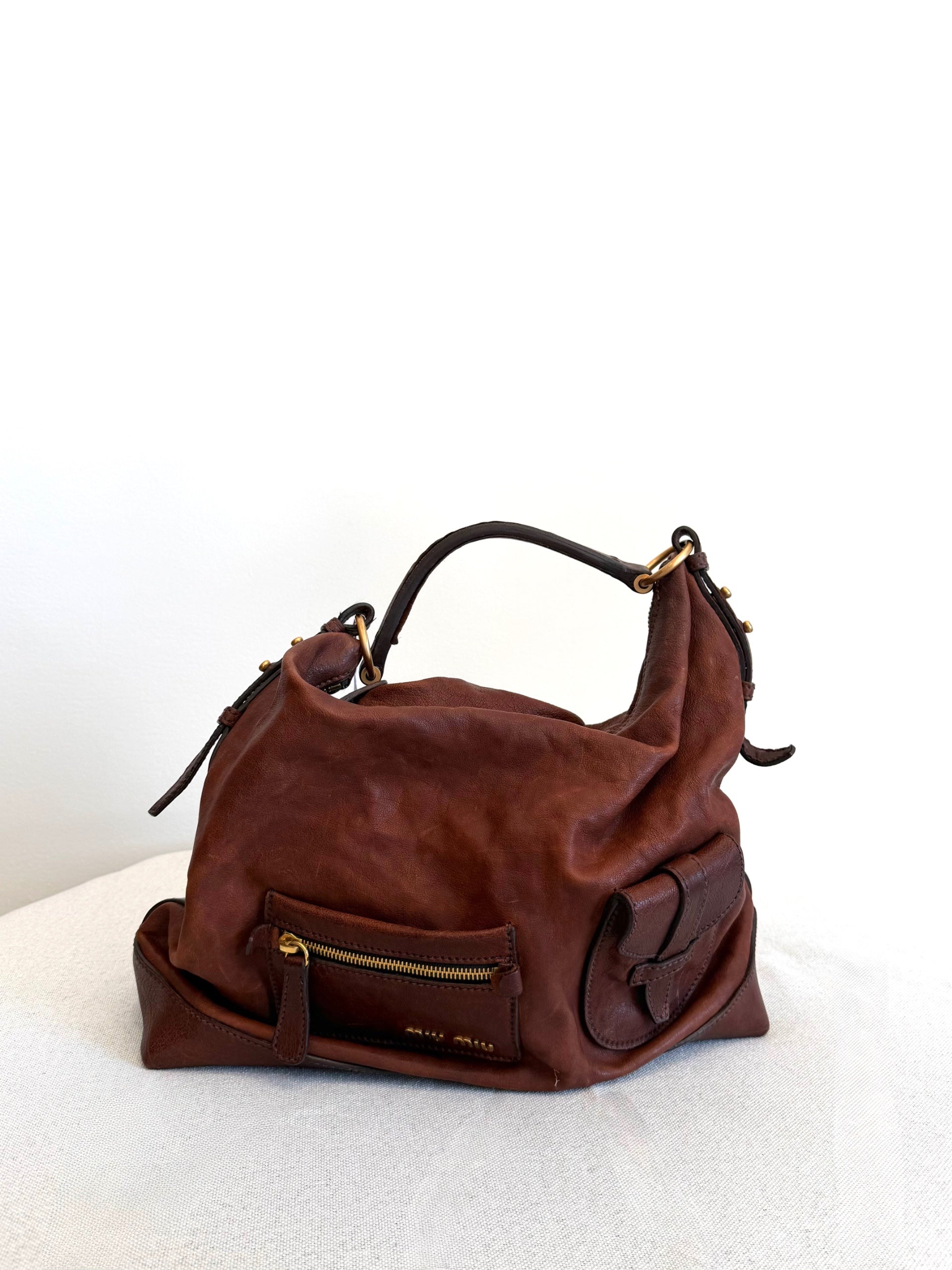 Miu Miu Pocket Square Shoulder Bag