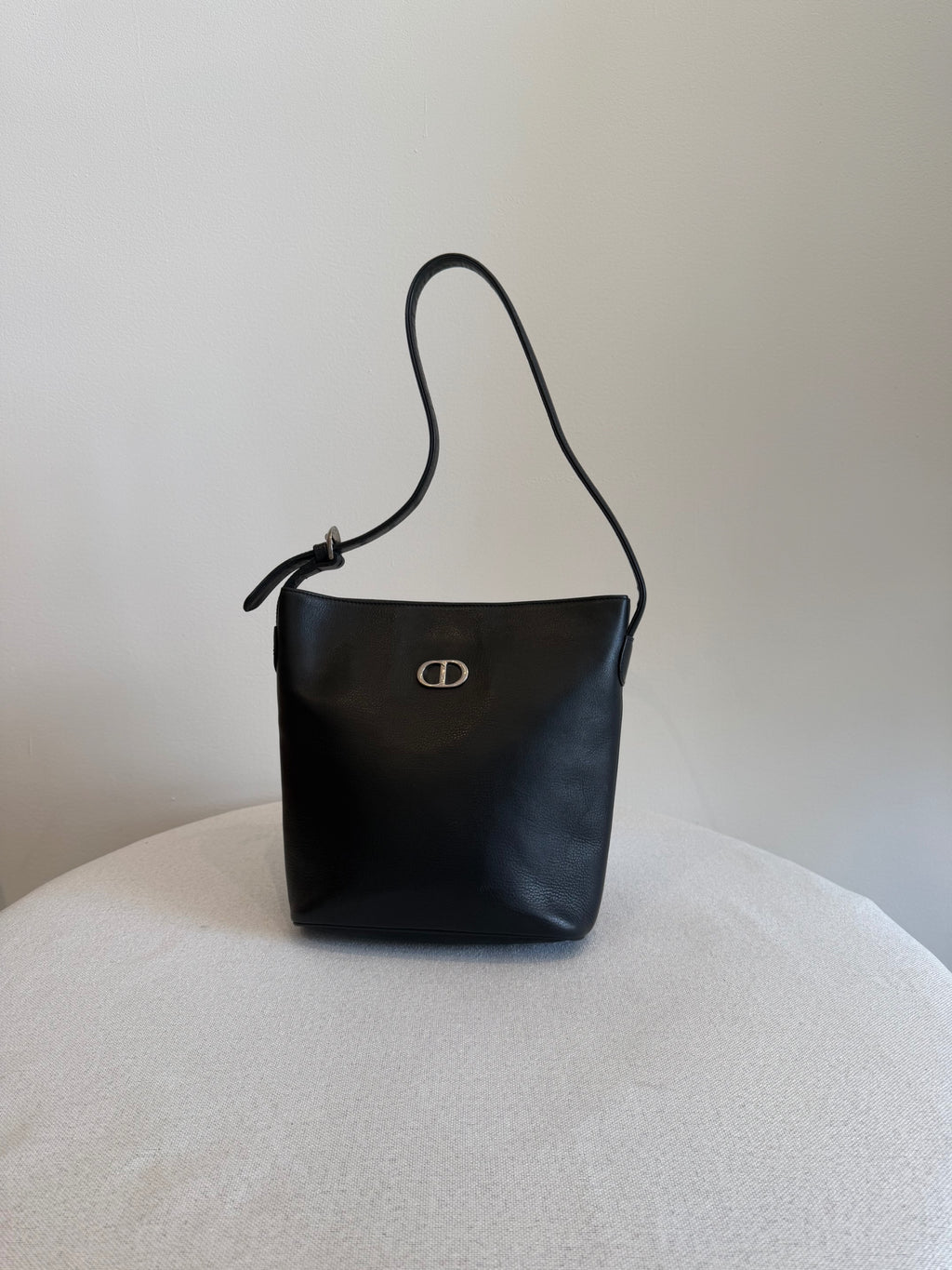 Christian Dior Black Shoulder Tote