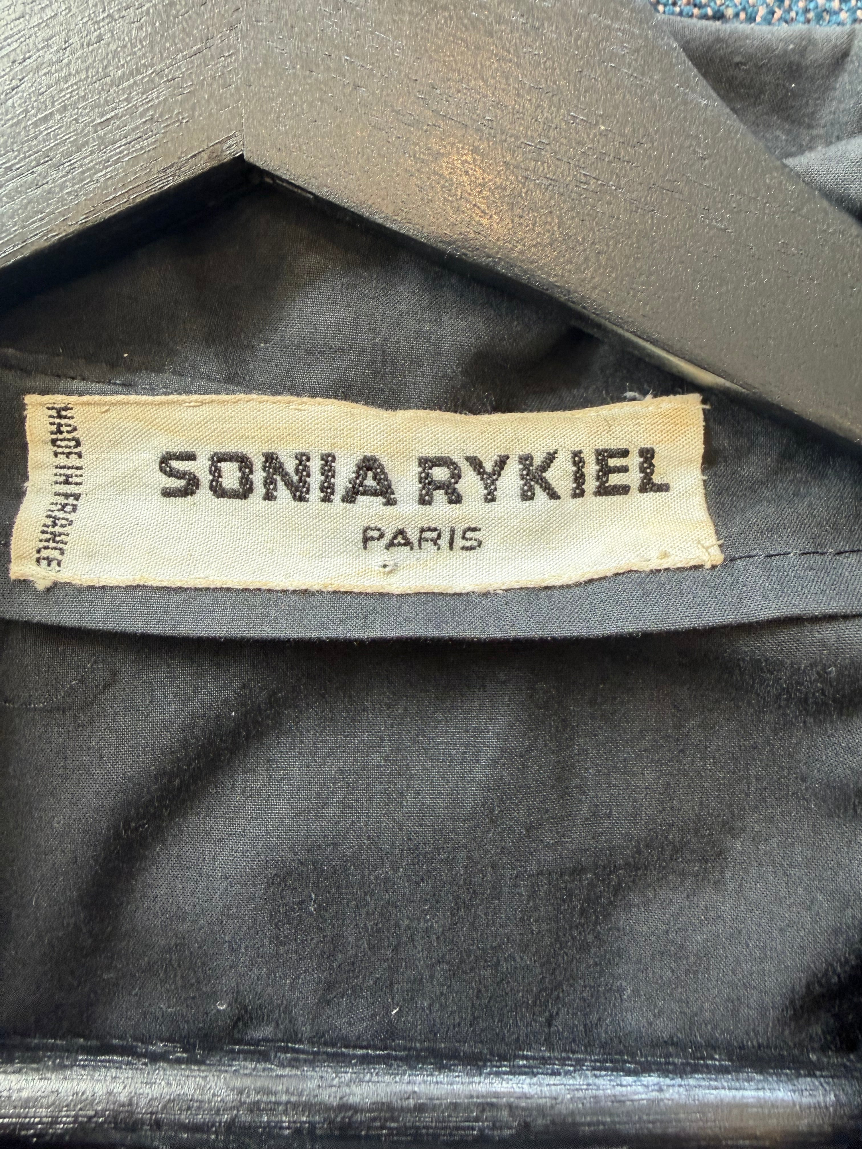 Sonia Rykiel Black Trench Coat