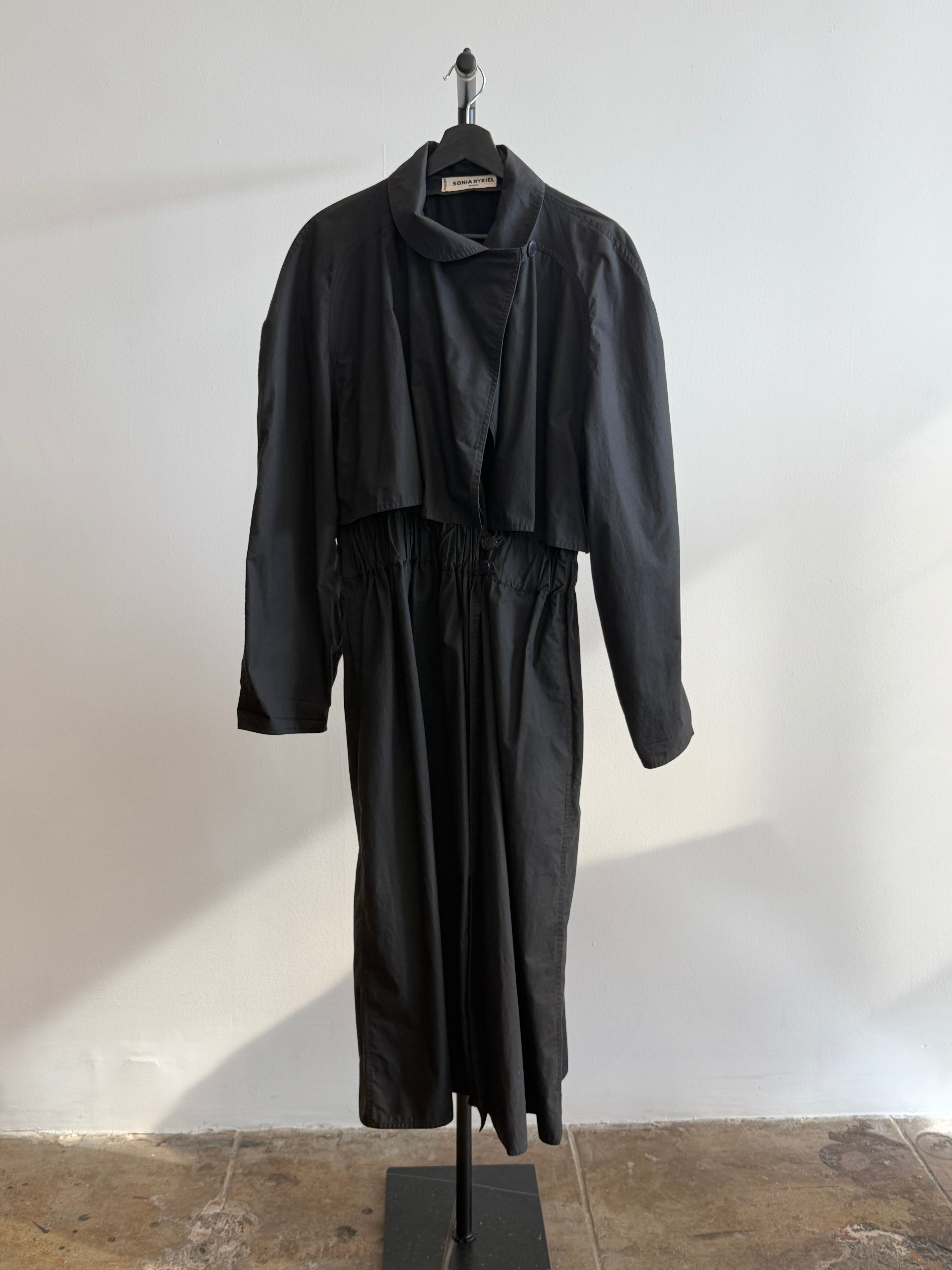 Sonia Rykiel Black Trench Coat