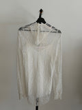 See By Chloe White Lace Blouse