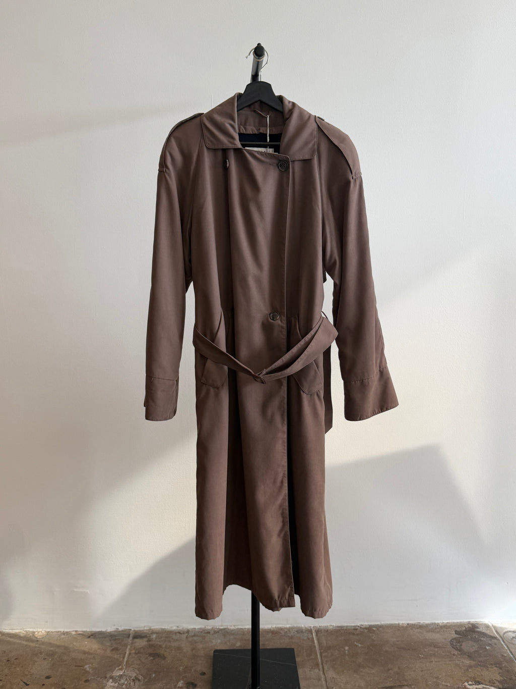 Bill Blass Brown Trench Coat
