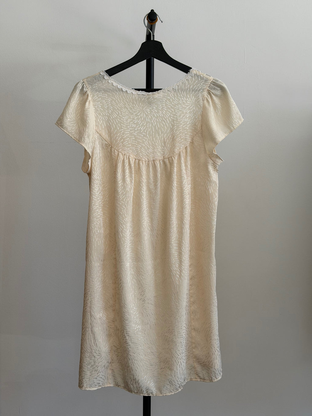 Dior Babydoll Cream Lace Dress