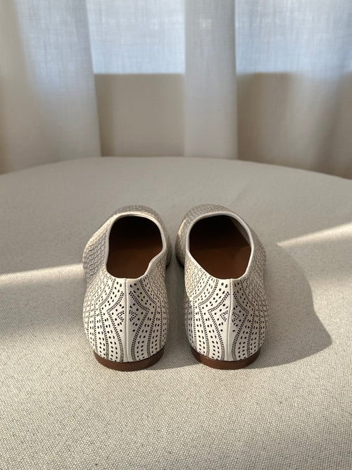 Alaia White Shoes