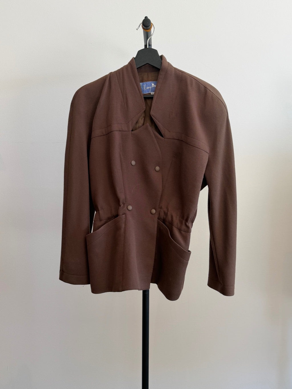 Thierry Mugler Wool Double Breasted Jacket