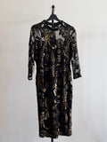 Rachel Roy Black & Gold Dress